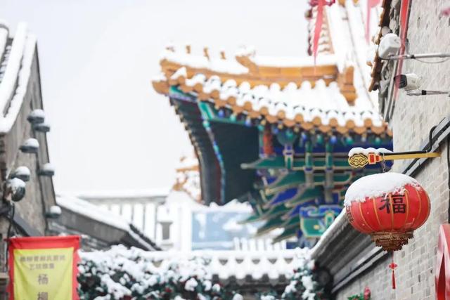 西青雪景限定！古镇换上新装扮～