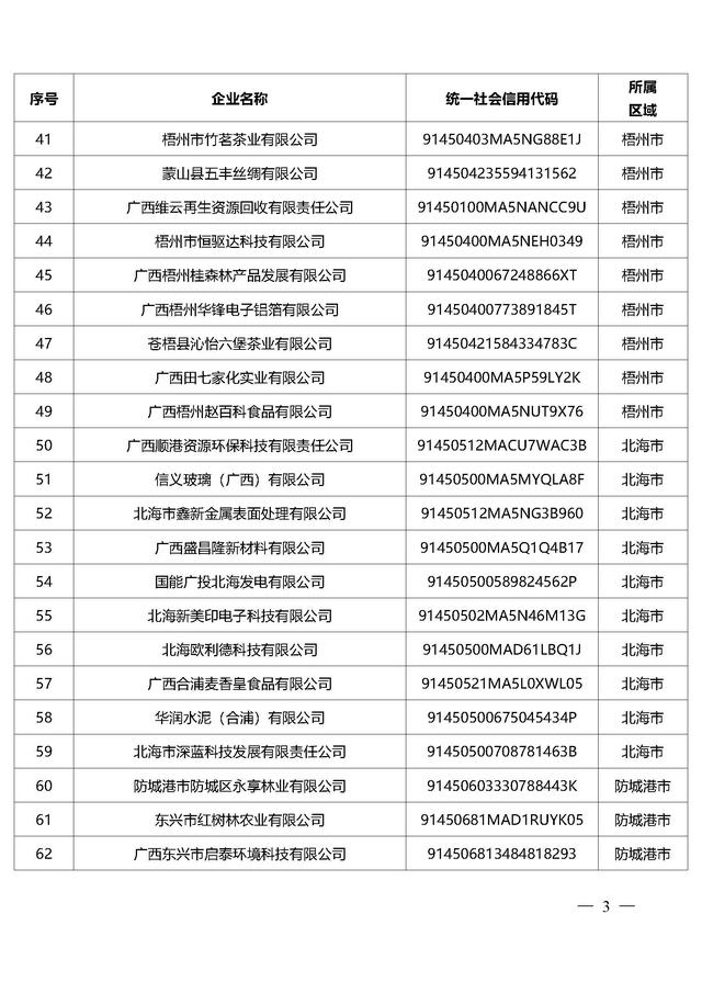 广西：2025年高新技术企业培育库第二批入库企业名单