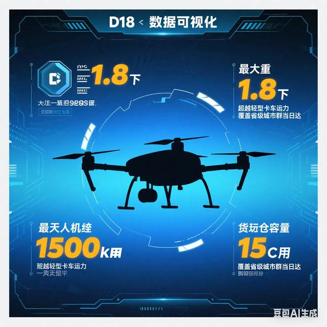 腾盾D18：1.8吨级模块化无人机首飞，低空物流迎来破局者
