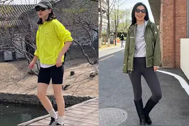 最近又火了一种中产穿搭：Montbell皮肤衣+lulu瑜伽裤，简约高级图片