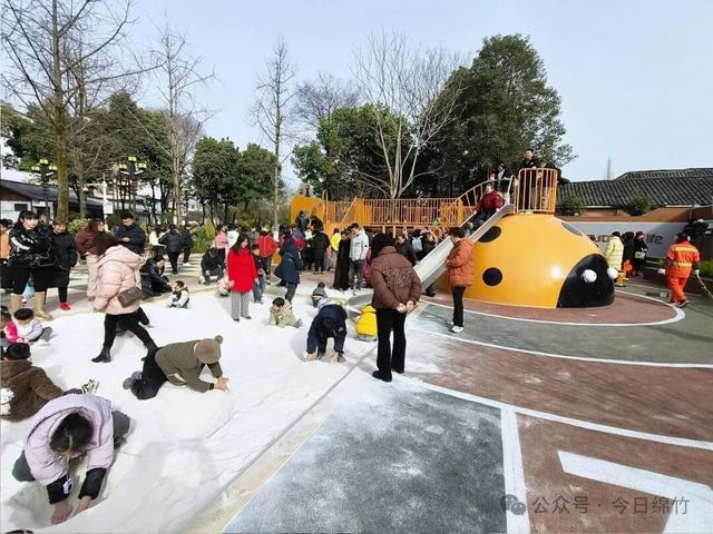 绵竹市人民公园焕新亮相！再现昔日热闹场景！