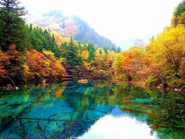 45张九寨沟最美风景手机壁纸