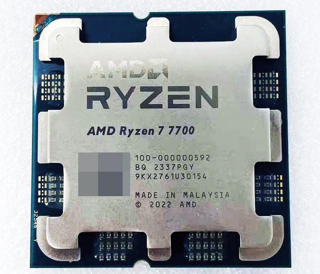 Ryzen 5 7500F VS Ryzen 7 7700，性能差距有多大？游戏对比出炉