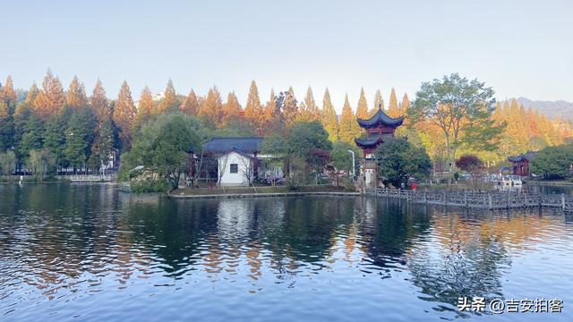 美丽吉安：初冬的井冈山挹翠湖公园风光迷人（摄/王伟）