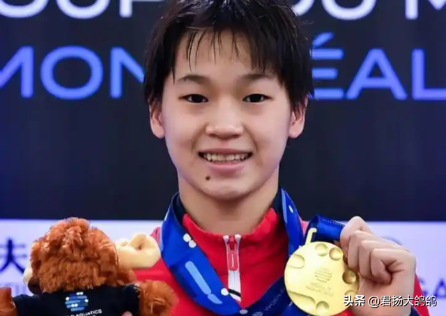 陈芋汐没想到，全运会结束不到半个月，全红婵因两个举动口碑暴涨