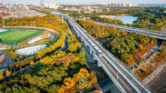 童话世界！深秋的生态城，美成了一幅画