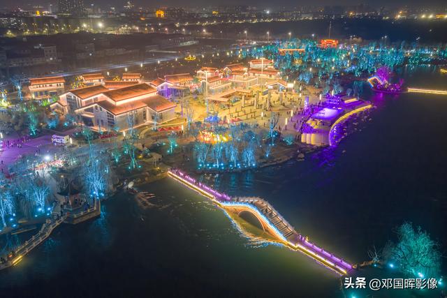 河南新地标：济源龙泉湖生态公园春节惊艳亮相
