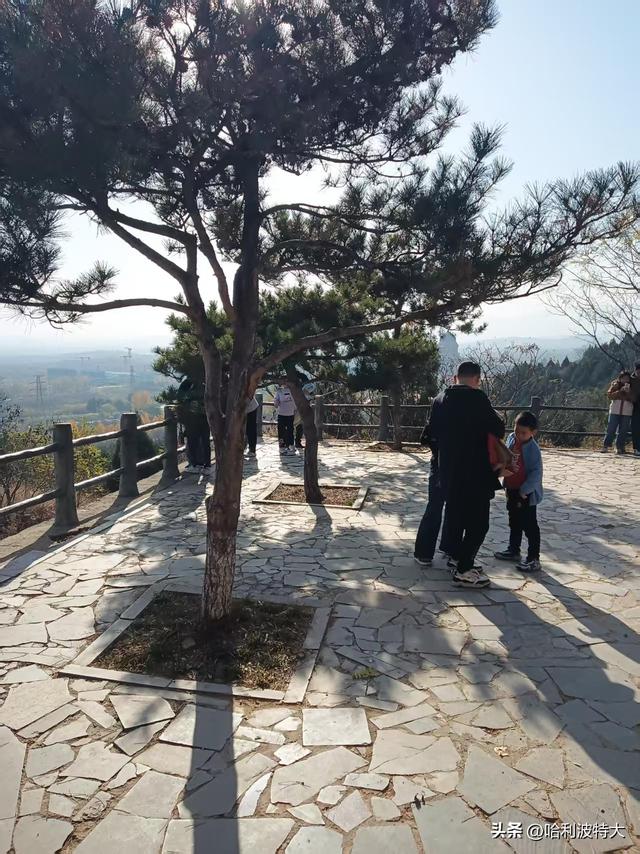 怒征西山公园，立在539.8米的顶峰