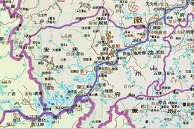 安徽在明朝时，有七个府，现五个地级市图片