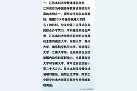 2025江苏本科大学排名及录取分数线表（公办+民办）图片