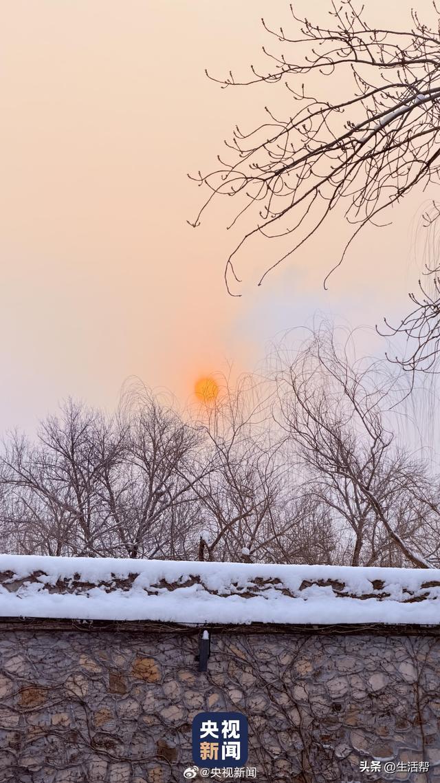 转存！一场雪颐和园美成了国画