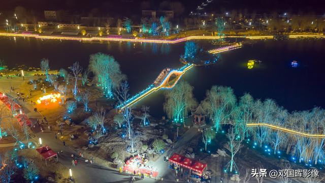 河南新地标：济源龙泉湖生态公园春节惊艳亮相