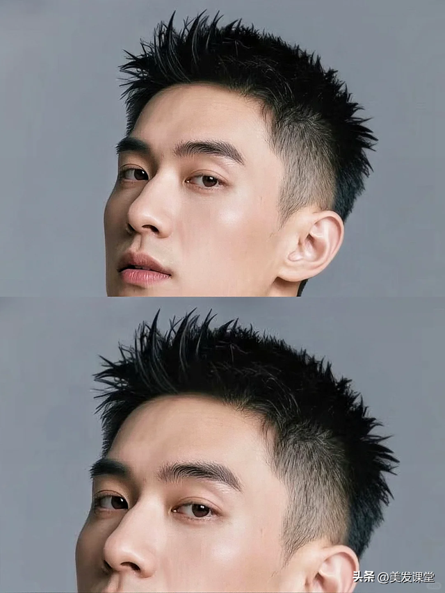男生选对发型太重要了，剪个短发清爽又精神，出门不费时间打理