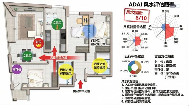 nano banana pro进阶版，用ADAI，一键搞定「风水堪舆+户型优化」！