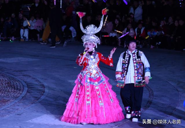 贵州雷山西江镇黄里苗寨万客进寨同庆浓浓苗乡年味