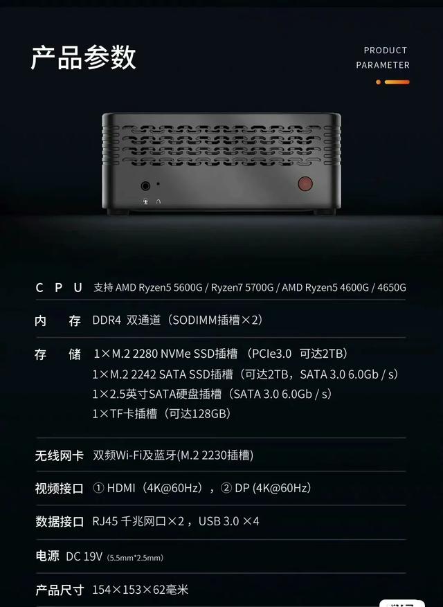 涨价了!AMD准系统迷你主机,双千兆网口,最大三盘位,可更换CPU