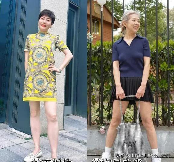 上海地铁奶奶”穿搭火了！白发不染发裙得体，老了就该这么美