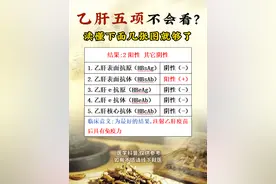 乙肝五项不会看？读懂下面几张图就够了图片