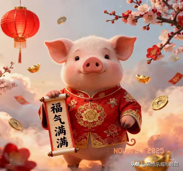 第一名生肖猪：12月20号起，接下来8天	，“惊喜大事”正敲门