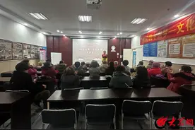 我们的节日·欢乐中国年｜市北区合肥路街道福北社区开展“指尖飞舞·共筑幸福”手势舞活动图片