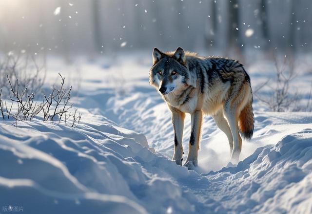 狼王调虎离山，诱导牧民误入狼窝，牧民将计就计，一举消灭狼群