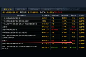 8月，张素芬新进一个股价低至2元的国企股，市盈率低至7倍图片