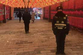 守护大同平安年，安保人员春节坚守一线图片