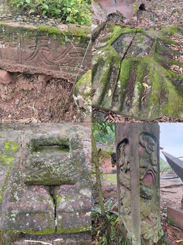 重庆璧山有座千年古庙，门口有座奈何桥，四周大量残破石刻佛像