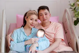 恭喜！香港知名富三代混血女友平安生子，宝宝满百天颜值高图片