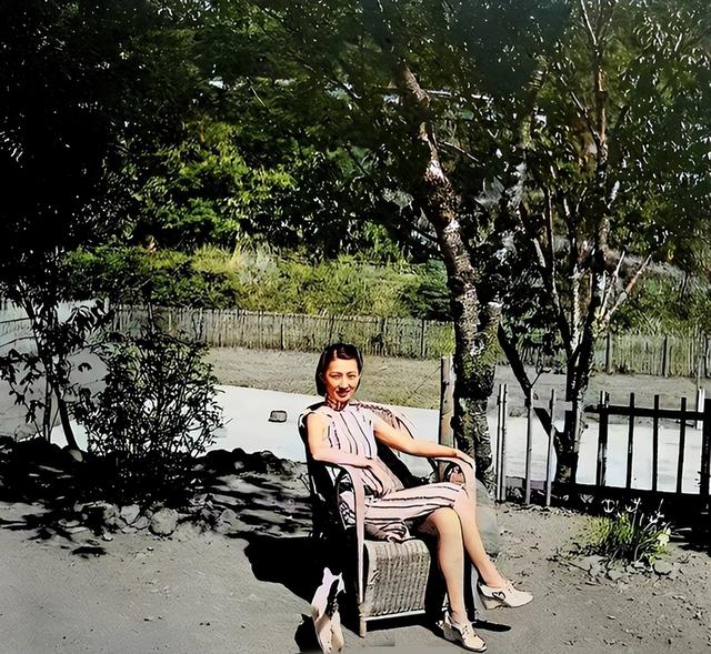 这是张学良老婆赵四小姐真实样貌，并非演员饰演而是货真价实真品