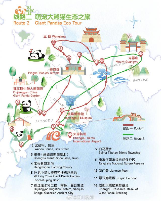 跟着世运游四川 10条精品线路等你打卡！