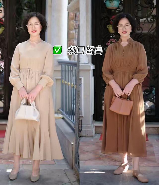 女人到了50、60岁，建议少穿深颜色，多穿“富贵色”，显白还高级