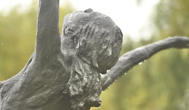 秋之彩色吉林 | 雨雪润秋色！长春世界雕塑园秒变“灵魂画境”