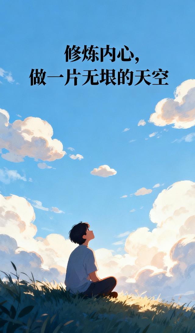 天空不挂云，内心不生尘：真正的自由，从学会“放下”开始