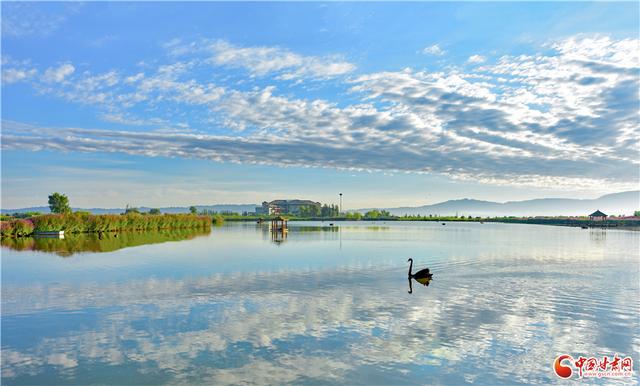 何以中国·壁画里的中国｜当“九色鹿”跃入张掖 西部生态名城再绘“绿水青山”新卷