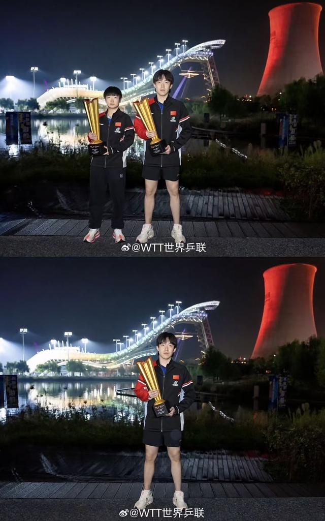 北满莎头城市宣传照好不一样，哥的奖杯偏向妹宝，看得心里暖暖滴