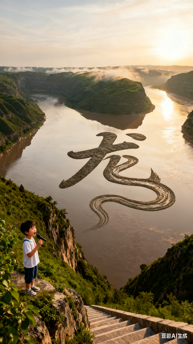无双道龙赵小荣游记《 一笔祥龙行天下 》（一00）黄河乾坤湾