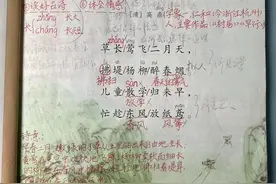 二年级下册语文手写课堂笔记图片