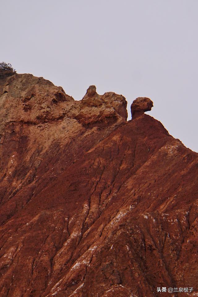 探秘隐藏在兰州红古大山深处凤凰大峡谷原生态丹霞秘境