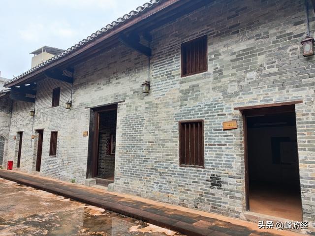 用玻璃护住的钦州宋代城墙，正修建运河的平南古渡，冯子材出生地