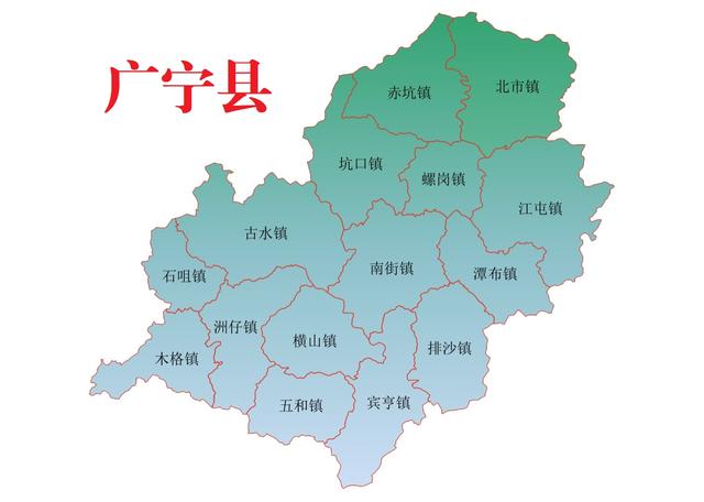 广东省肇庆市8县(市、区)概况