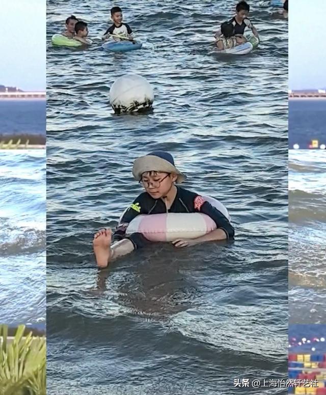 平豪视点Ⅱ上海金山城市沙滩，湛蓝的海，酷暑中的避暑港湾