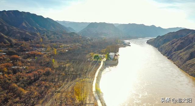 黄河古村初冬沐夕阳