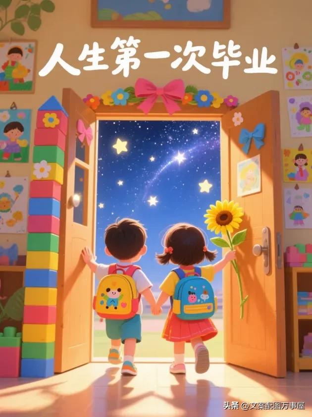 幼儿园毕业文案高级感满满，纪念宝贝的人生第一次毕业（收藏）