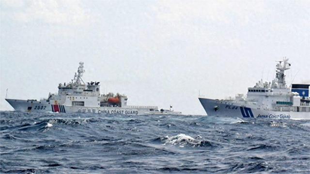 中方发出最后通告后，不到24小时，中日舰艇正面交锋	，石破茂警告