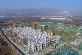 中北高新区上兰新材料园区标准化厂房及配套基础设施项目在加紧建设图片