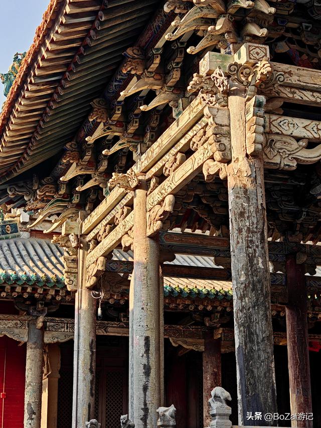 藏在乡野的国六，小靳东岳庙献殿，斗拱木雕极尽精巧