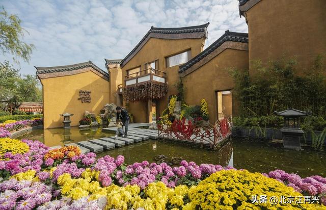 佳节又重阳，汴菊遍地香，赏菊花，还得到汴梁，大宋堂皇