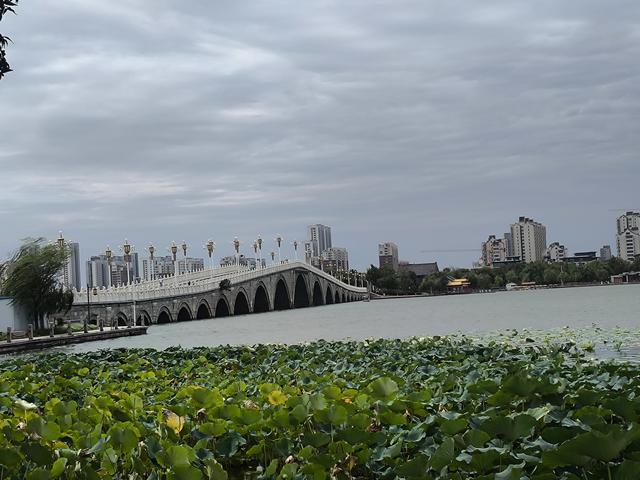 游江北水城，聊城东昌湖。