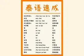 泰国旅行必备！100句泰语速成，说走就走！建议点赞收藏图片